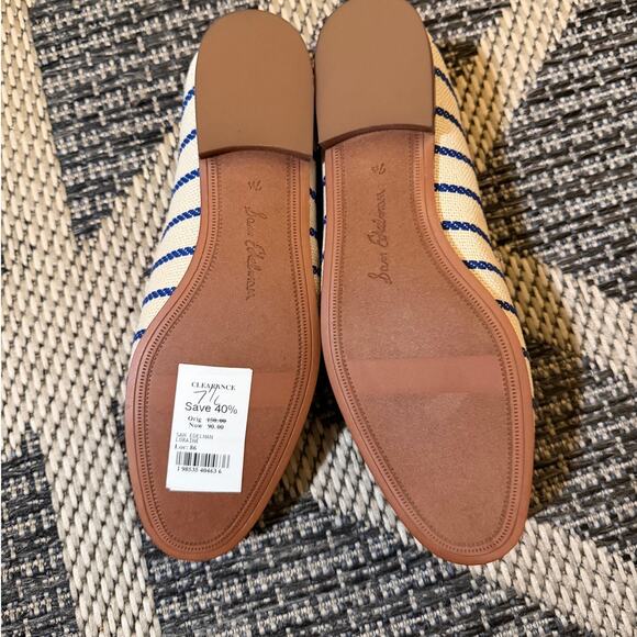Sam Edelman Loraine Loafer Cobalt Stripe Womens Size 7.5M - Picture 5 of 9